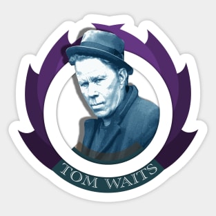 Tom Waits Sticker